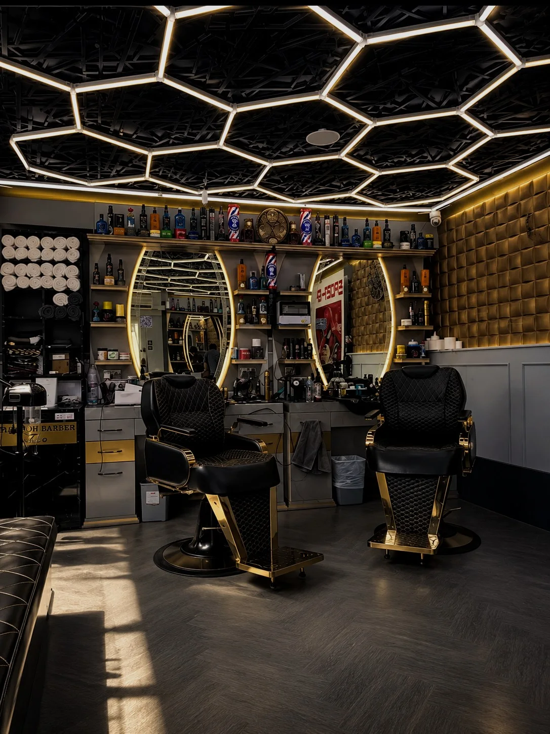 Inside Tito's Barbers in West Malling